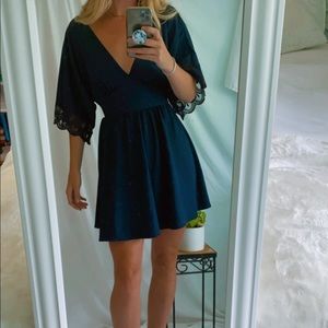 Navy blue dress